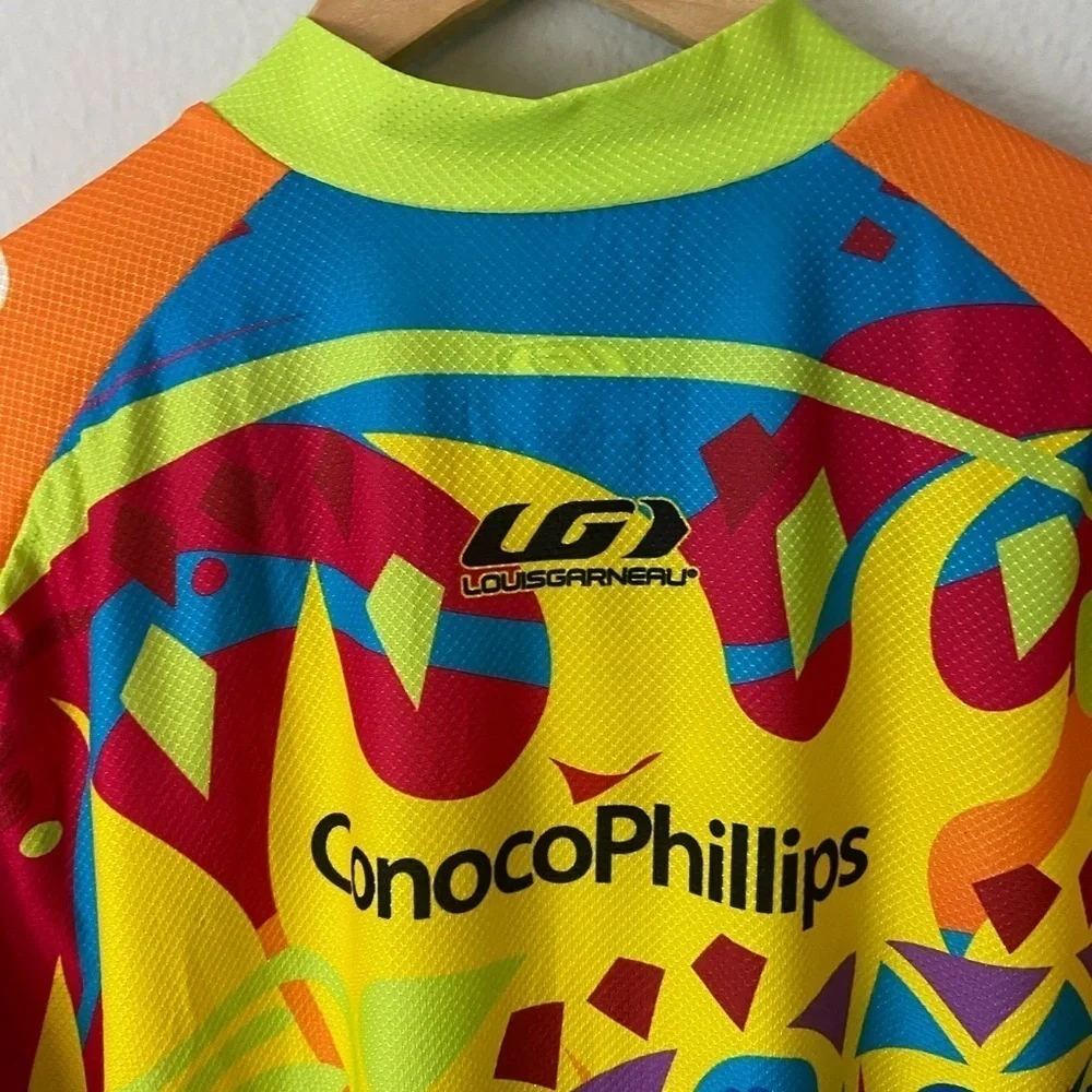 Louis Garneau Cycling Jersey Vibrant Abstract Sporty Outdoors Unisex L-M, XXL-F